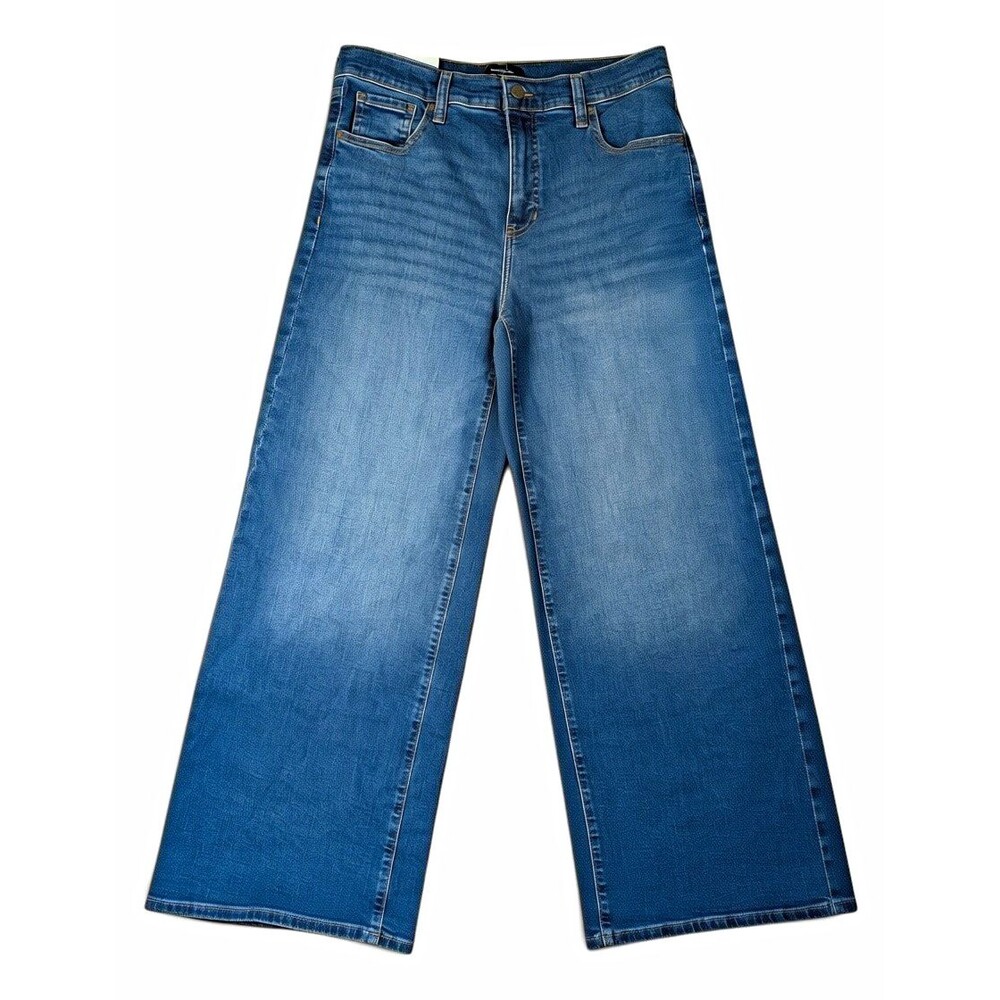 NEW WITH TAGS Banana Republic Wide Leg High Rise Jeans Womens 12 / 31 denim